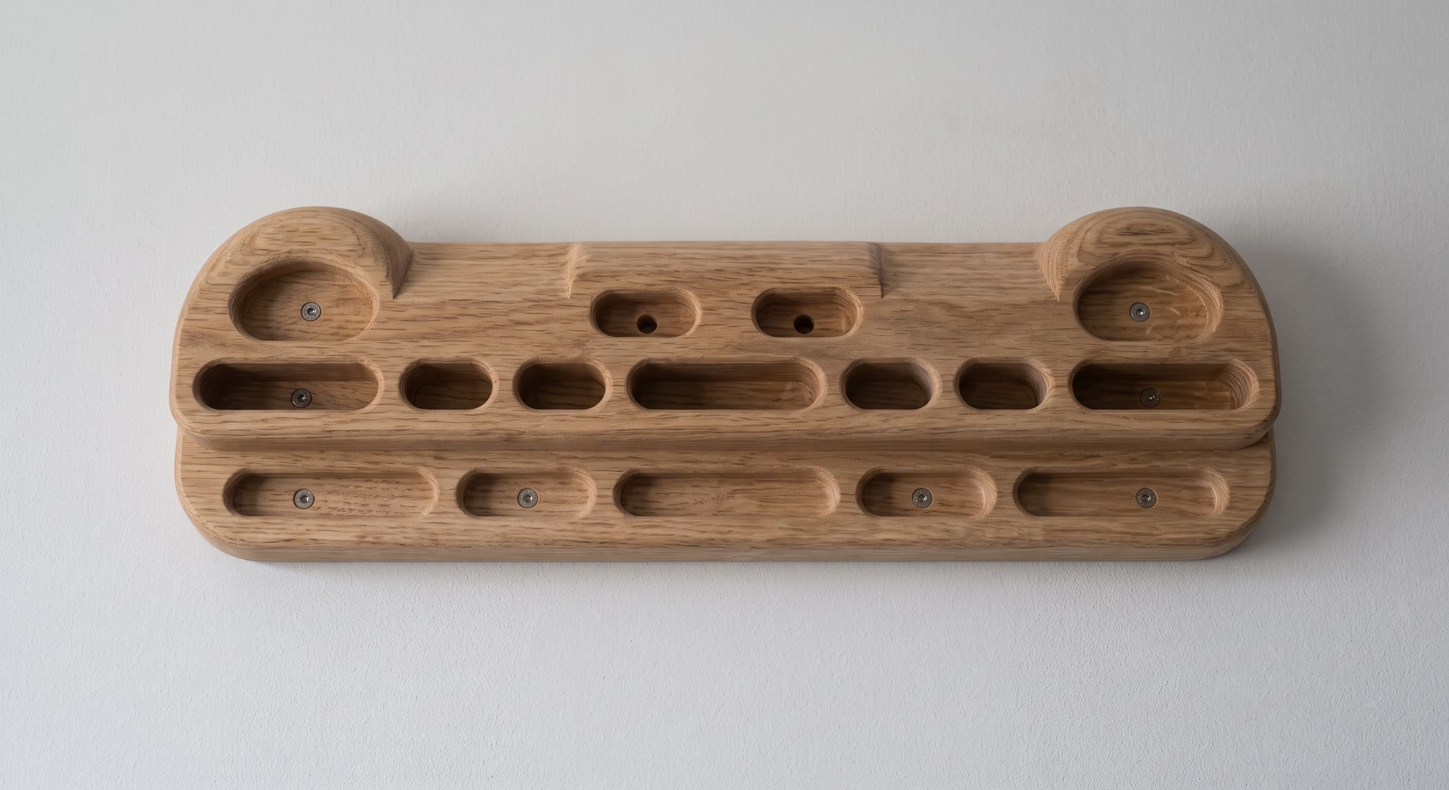 European oak hangboard